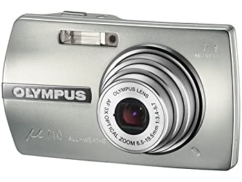 【中古品】OLYMPUS デジタルカメラ μ710 プラチナシルバー μ710SLV(中古品)