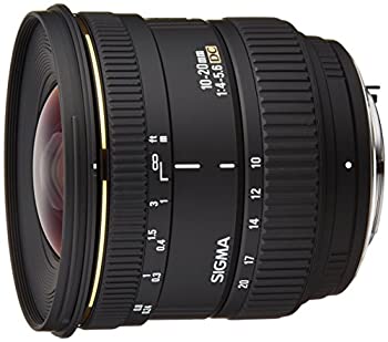 【中古品】SIGMA 超広角ズームレンズ 10-20mm F4-5.6 EX DC ペンタックス用 APS-C専用(中古品)