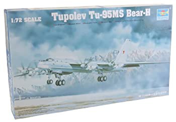 【未使用 中古品】トランペッター 1/72 ツポレフ Tu-95MSベアーH プラモデル(中古品)