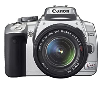 【中古品】Canon デジタル一眼レフカメラ EOS Kiss デジタル X レンズキット シルバー(中古品)の通販は 11,462円