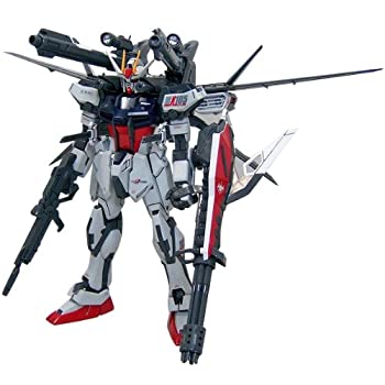 【中古品】MG 1/100 GAT-X105 ストライクガンダム + I.W.S.P. (機動戦士ガンダムSEED)(中古品)の通販は 12,687円
