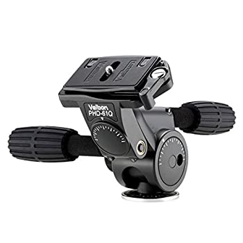 【中古品】Velbon 3Way雲台 PHD-61Q 中型 底面径53mm コマ止め方式 クイックシュー対 (中古品)