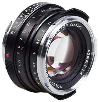 【中古品】Voigtlander NOKTON 40?mm f / 1.4?Wide Angle Leica Mマウント固定レン (中古品)