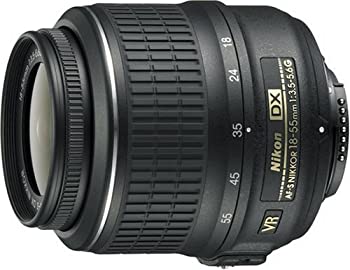 【未使用 中古品】Nikon 標準ズームレンズ AF-S DX NIKKOR 18-55mm f/3.5-5.6G VR ニコンDXフ(中古品)
