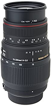 【中古品】SIGMA 望遠ズームレンズ APO 70-300mm F4-5.6 DG MACRO ニコン用 フルサイ (中古品)