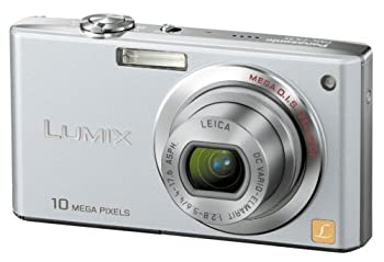 【中古品】パナソニック デジタルカメラ LUMIX (ルミックス) FX35 プレシャスシルバー(中古品)