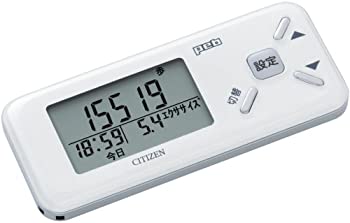 【未使用 中古品】シチズン(CITIZEN) デジタル歩数計 Peb TW600-WH ホワイト(中古品)