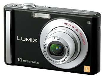 【中古品】パナソニック デジタルカメラ LUMIX (ルミックス) ブラック DMC-FS20-K(中古品)