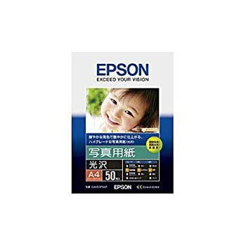 【中古品】EPSON 写真用紙[光沢] A4 50枚 KA450PSKR(中古品)の通販は