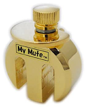 【未使用 中古品】My Mute バイオリン用消音器 高級金メッキ仕上げ 重量約65g MM-V(中古品)