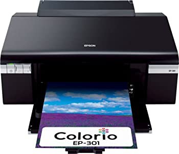 【未使用 中古品】EPSON Colorio インクジェットプリンタ 6色染料インク EP-301(中古品)