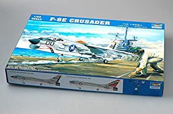 【中古品】トランペッター 1/32 F-8E クルセイダー プラモデル(中古品)