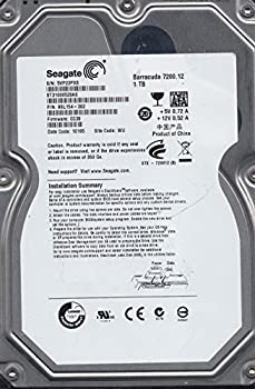 【中古品】Seagate 3.5インチ内蔵HDD 1TB 7200rpm S-ATAII 32MB ST31000528AS(中古品)