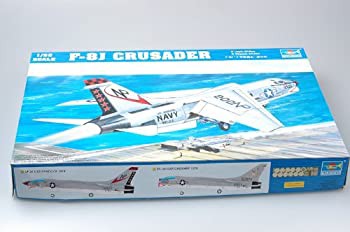 【中古品】トランペッター 1/32 F-8J クルセイダー プラモデル(中古品)