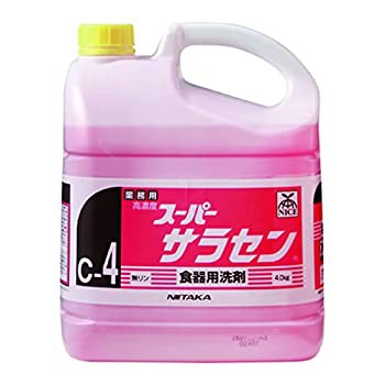 【中古品】ニイタカ スーパーサラセン 業務用 食器用洗剤 4kg(中古品)/ドラッグストア 食器用洗剤/ニイタカ/
