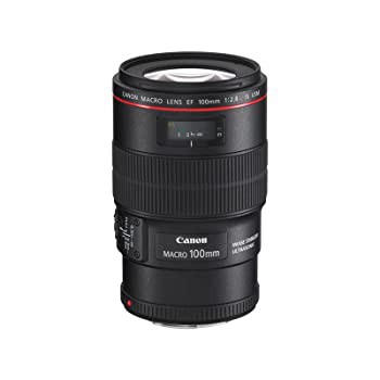 【中古品】Canon 単焦点マクロレンズ EF100mm F2.8L マクロ IS USM フルサイズ対応(中古品)