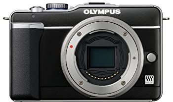 OLYMPUS ミラーレス一眼 PEN E-PL1ボディ ブラック E-PL1 BODY BLK(中古品)