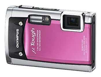 【中古品】OLYMPUS 防水デジタルカメラ μ TOUGH 6020 ピンク μ TOUGH-6020 PNK(中古品)