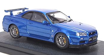 【中古品】エブロ 1/43 ニッサン スカイライン GT-R R34 VスペックII ブルー 完成品(中古品)の通販は 12,766円