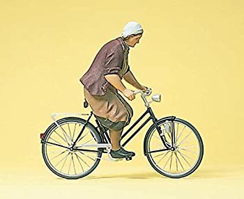 【中古品】プライザー 自転車に乗っている農家の女性 塗装済完成品 1/22.5 45068(中古品)