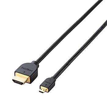 【未使用 中古品】エレコム micro HDMI ケーブル 0.7m 4K × 2K対応 ブラック DH-HD14EU07BK(中古品)/家電＆カメラ HDMIケーブル/エレコム/
