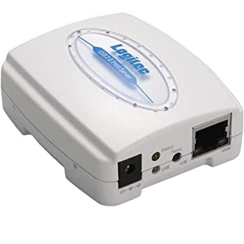 【中古品】Logitec プリントサーバ USB2.0接続 LAN-PS/U2A(中古品)