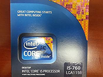 【未使用 中古品】インテル Boxed Intel Core i5 i5-760 2.80GHz 8M LGA1156 Lynnfield BX806(中古品)の通販は