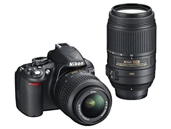 【中古品】Nikon デジタル一眼レフカメラ D3100 ダブルズームキット D3100WZ(中古品)