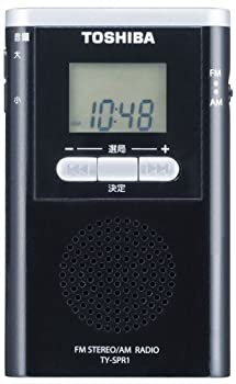 【未使用 中古品】TOSHIBA AM/FMラジオ TY-SPR1(K)(中古品)