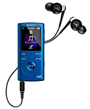 【中古品】SONY ウォークマン Eシリーズ 2GB ブルー NW-E052/L(中古品)/家電＆カメラ デジタルオーディオプレーヤー/ソニー(SONY)/