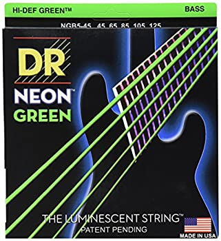 【未使用 中古品】DR-NGB545/Medium 5 String/NEON GREEN/エレキベース弦(中古品)の通販は