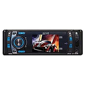 【中古品】Absolute DMR400 4-Inch In-Dash Receiver with DVD Player Flip Down Deta(中古品)