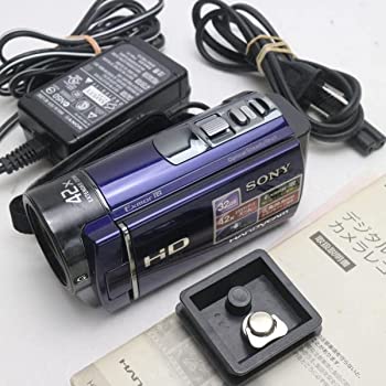 【中古品】ソニー SONY デジタルHDビデオカメラレコーダー CX180 ブルー HDR-CX180/L(中古品)
