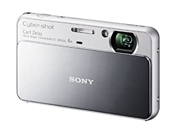 【中古品】ソニー SONY デジタルカメラ Cybershot T110 1610万画素CCD 光学ｘ4 シルバ(中古品)