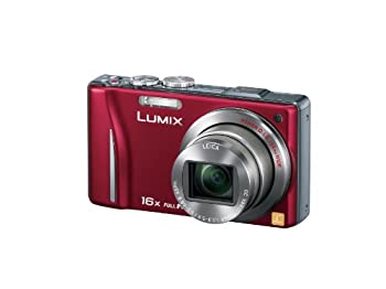 【中古品】パナソニック デジタルカメラ LUMIX TZ20 レッド DMC-TZ20-R(中古品)