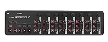 【中古品】KORG 定番 USB MIDIコントローラー nanoKONTROL2 BK ブラック 音楽制作 DTM(中古品)
