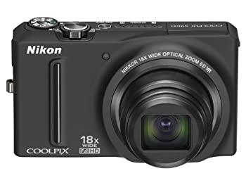 【中古品】NikonデジタルカメラCOOLPIX S9100 ノーブルブラック S9100BK(中古品)