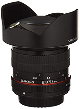 【中古品】SAMYANG 単焦点広角レンズ 14mm F2.8 ソニー αA用 フルサイズ対応(中古品)