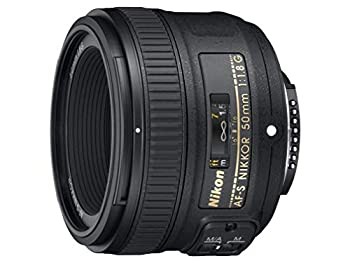 【未使用 中古品】Nikon 単焦点レンズ AF-S NIKKOR 50mm f/1.8G フルサイズ対応(中古品)