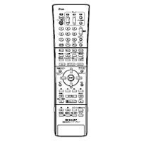 シャープ SHARP DVD DV-HRD3用リモコン送信機 0046380138(中古品)