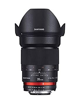 【中古品】SAMYANG 単焦点レンズ 35mm F1.4 ペンタックス K用 フルサイズ対応(中古品)