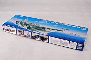 【中古品】トランペッター 1/350 米海軍 空母 CV-14 タイコンデロガ プラモデル(中古品)