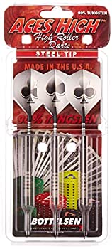 【中古品】Bottelsen Aces 高90%タングステンスチールチップ 直径1/4インチ ダーツ 25(中古品)