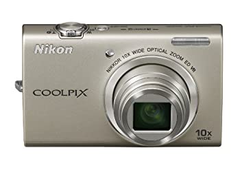 【中古品】Nikon デジタルカメラ COOLPIX (クールピクス) S6200 プラチナシルバー S62(中古品)