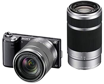 ソニー SONY ミラーレス一眼カメラ α NEX-5N ダブルズームレンズキット ブ(中古品)