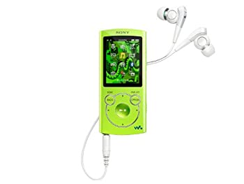 【中古品】SONY ウォークマン Sシリーズ [メモリータイプ] 8GB グリーン NW-S764/G(中古品)