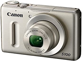 【中古品】Canon デジタルカメラ PowerShot S100 シルバー PSS100(SL) 1210万画素 広 (中古品)