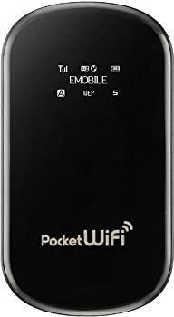【中古品】EMOBILE Pocket WiFi GP02 ブラック 白ロム 標準セット品(中古品)