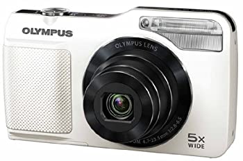 【中古品】OLYMPUS デジタルカメラ VG-170 ホワイト 1400万画素 光学5倍ズーム 15m強 (中古品)