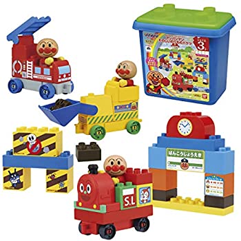 【中古品】ブロックラボ アンパンマン たのしいのりものバケツ(ワールドブロックシリ (中古品)の通販は